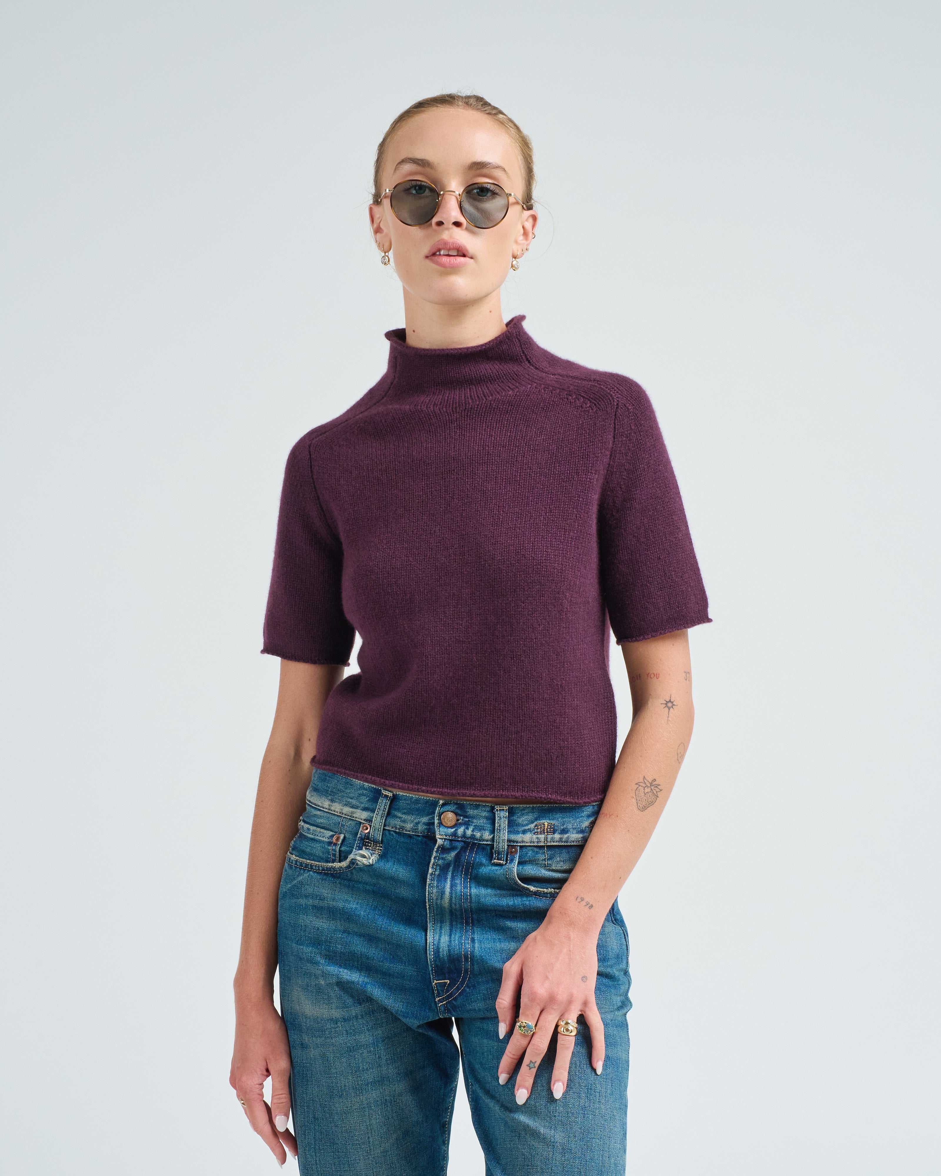 Lisa Yang Fride Sweater Mahogany