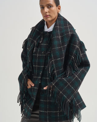 fringed scarf jacket
