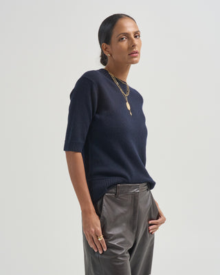 g collo manica al gomito sweater