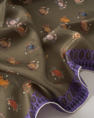 galatea square silk scarf