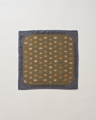 galatea square silk scarf