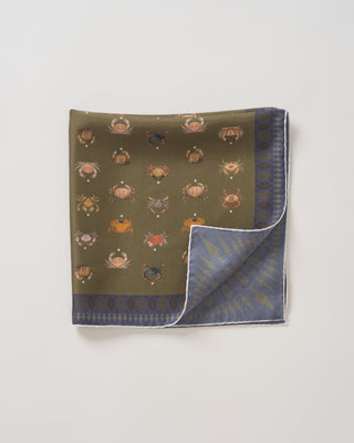 galatea square silk scarf
