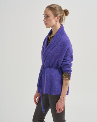 gigham seed cardigan