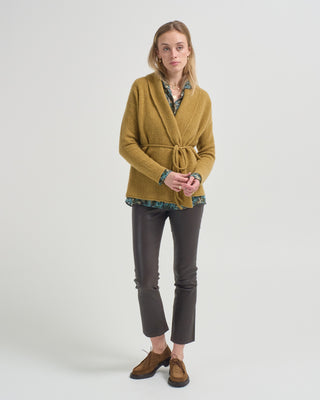 gigham seed cardigan