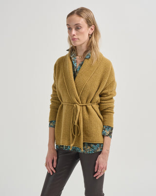 gigham seed cardigan