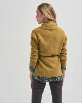 gigham seed cardigan