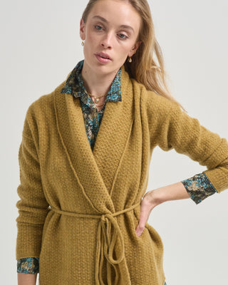 gigham seed cardigan