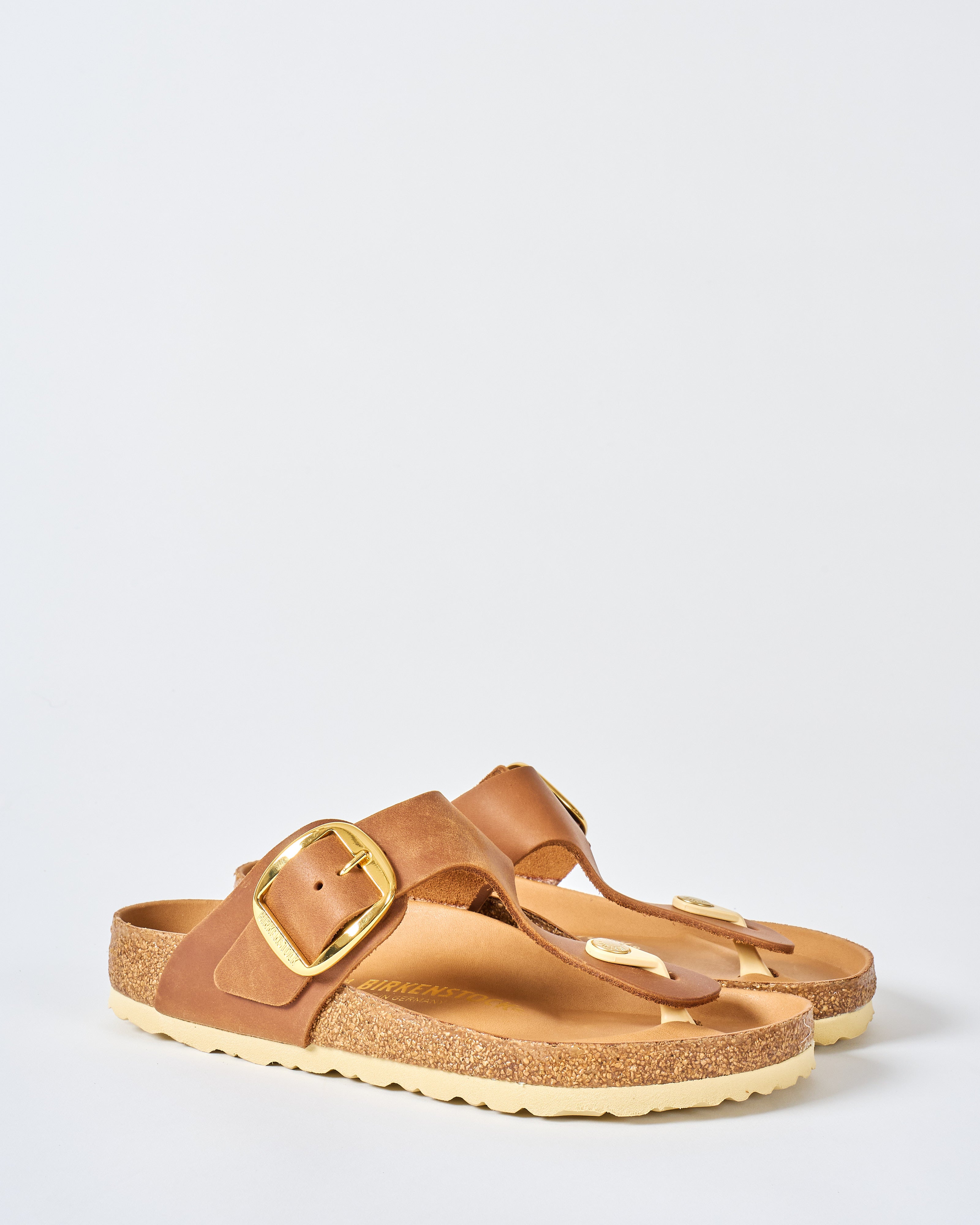 Birkenstock Gizeh Big Buckle Cognac Oiled Leather