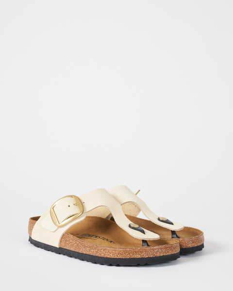 Birkenstock Gizeh Big Buckle Ecru Nubuck