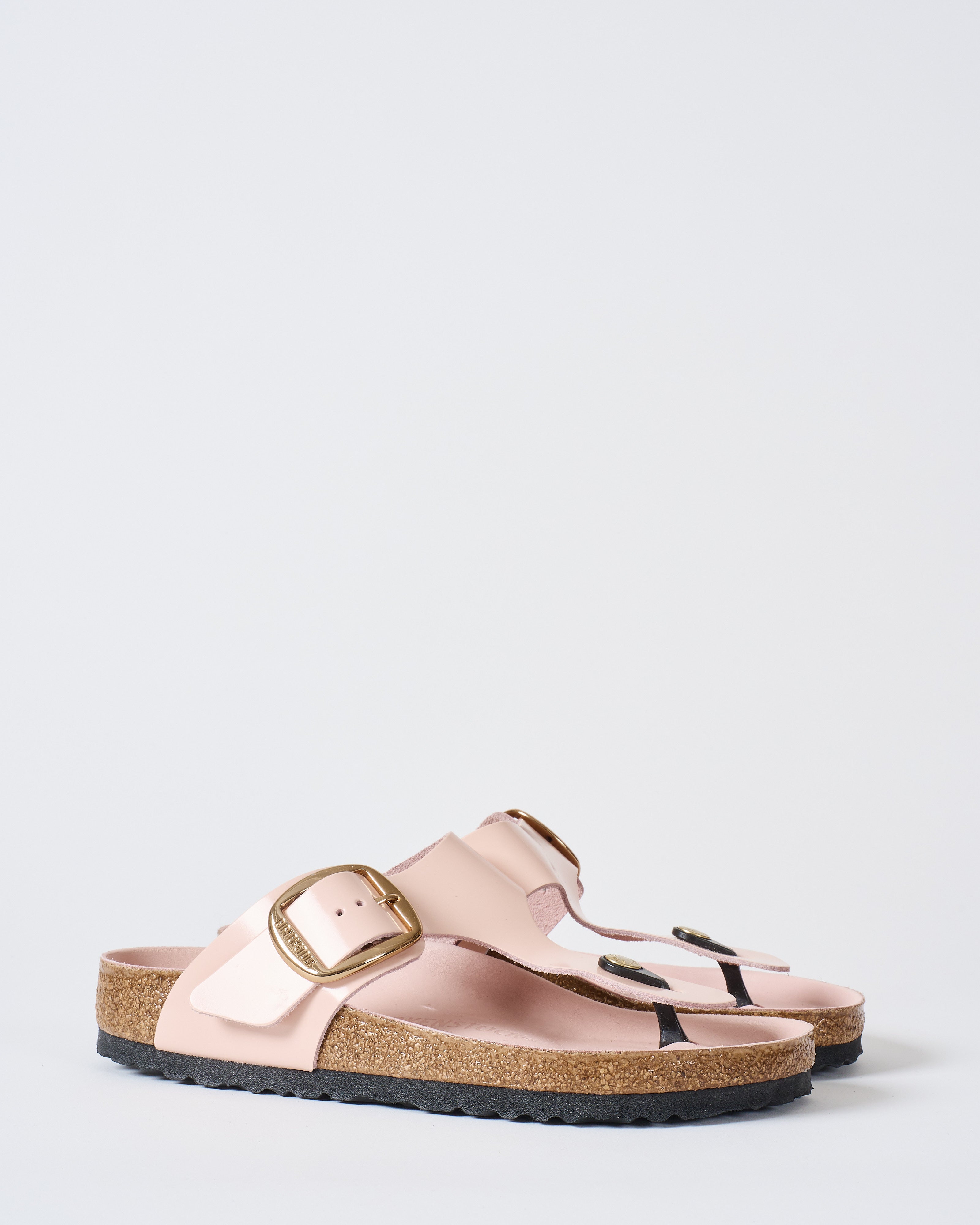 Birkenstock Gizeh Big Buckle High Shine Light Rose Leather