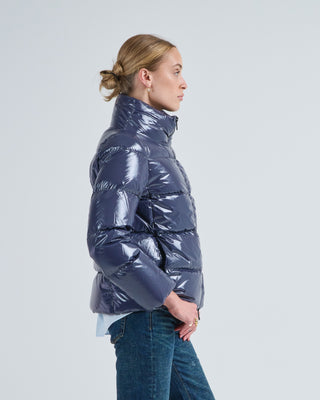 gloss zipper jacket