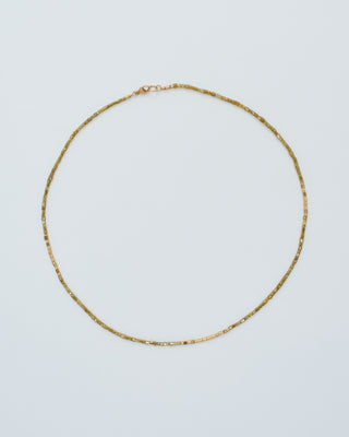 gold and yellow diamond cylinder beaded necklace