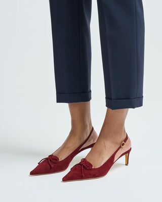 gratia 55mm merlot suede