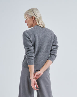 hammered button cardigan