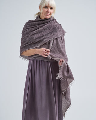 hand painted cashmere scarf