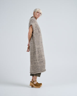 handknit big cable dress