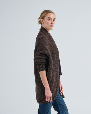 handknit paint l/s cocoon