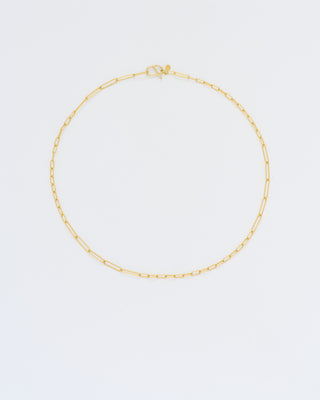 handmade mixed large/small link gold chain