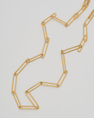 handmade paperclip link chain