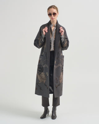 wind dancer, heaven caller wool wrap coat