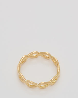 heavy pear lace ring