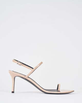 heeled sandal with pointed toe ring