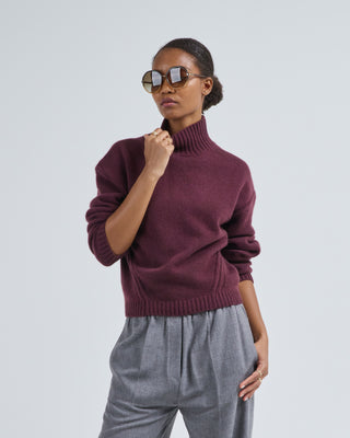 high neck cashmere sweater