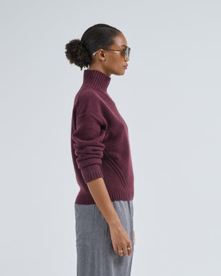 high neck cashmere sweater