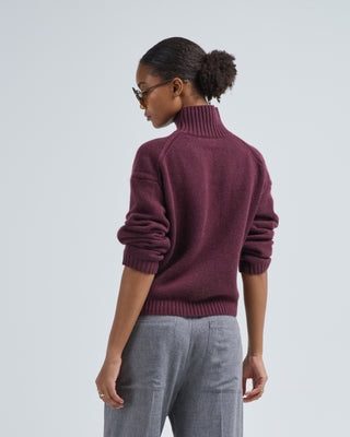 high neck cashmere sweater