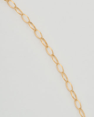 hung gold necklace
