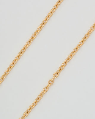 hung gold necklace