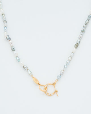 hung keshi pearl necklace