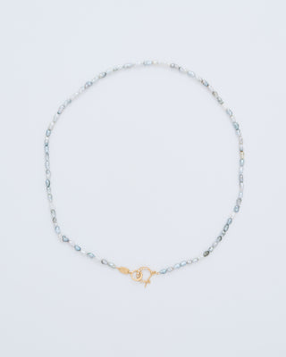 hung keshi pearl necklace