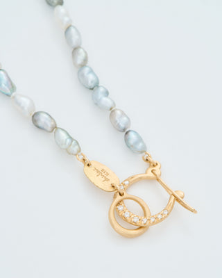 hung keshi pearl necklace