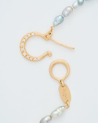 hung keshi pearl necklace