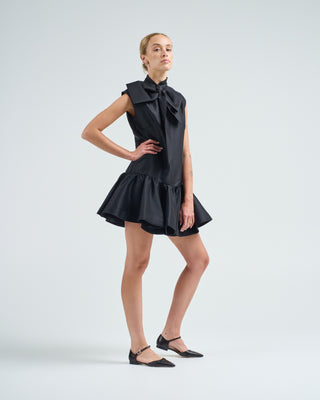 hypnotic bow mini dress