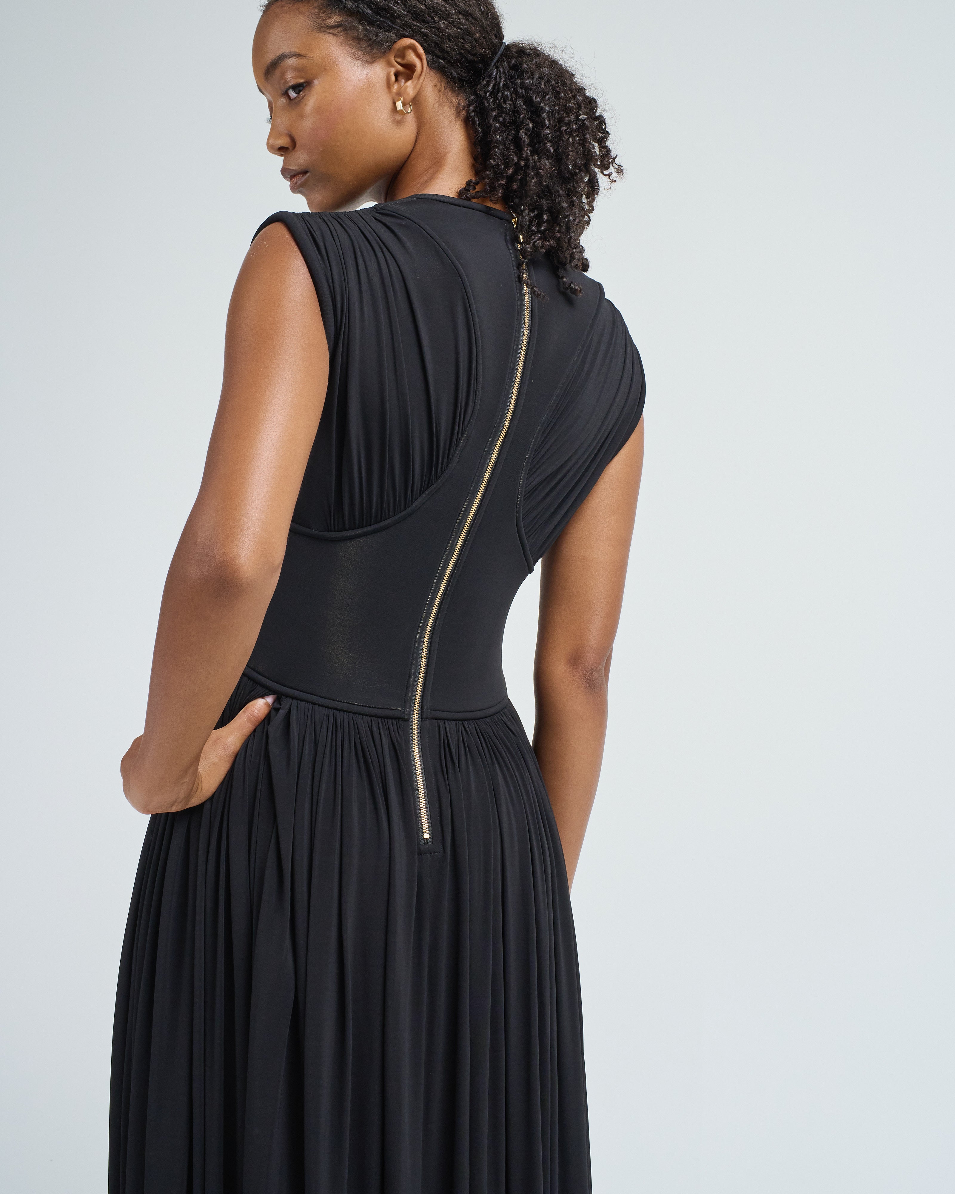 Zimmermann Hypnotic Column Dress Black Zimmermann Hypnotic Column Dress Black