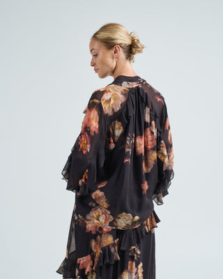 hypnotic flutter blouse