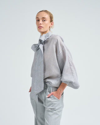 hypnotic striped blouse