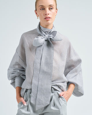 hypnotic striped blouse