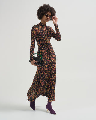ida long sleeve jersey dress
