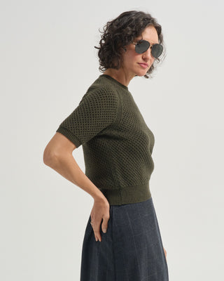 imara short sleeve knit top