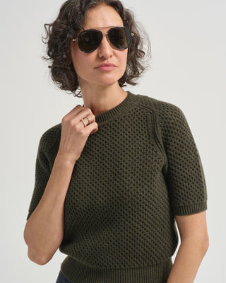 imara short sleeve knit top