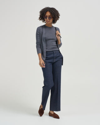 indigo denim pat trouser jean