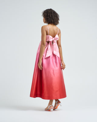 inez ombre midi dress