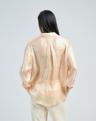 iris chiffon silk shirt