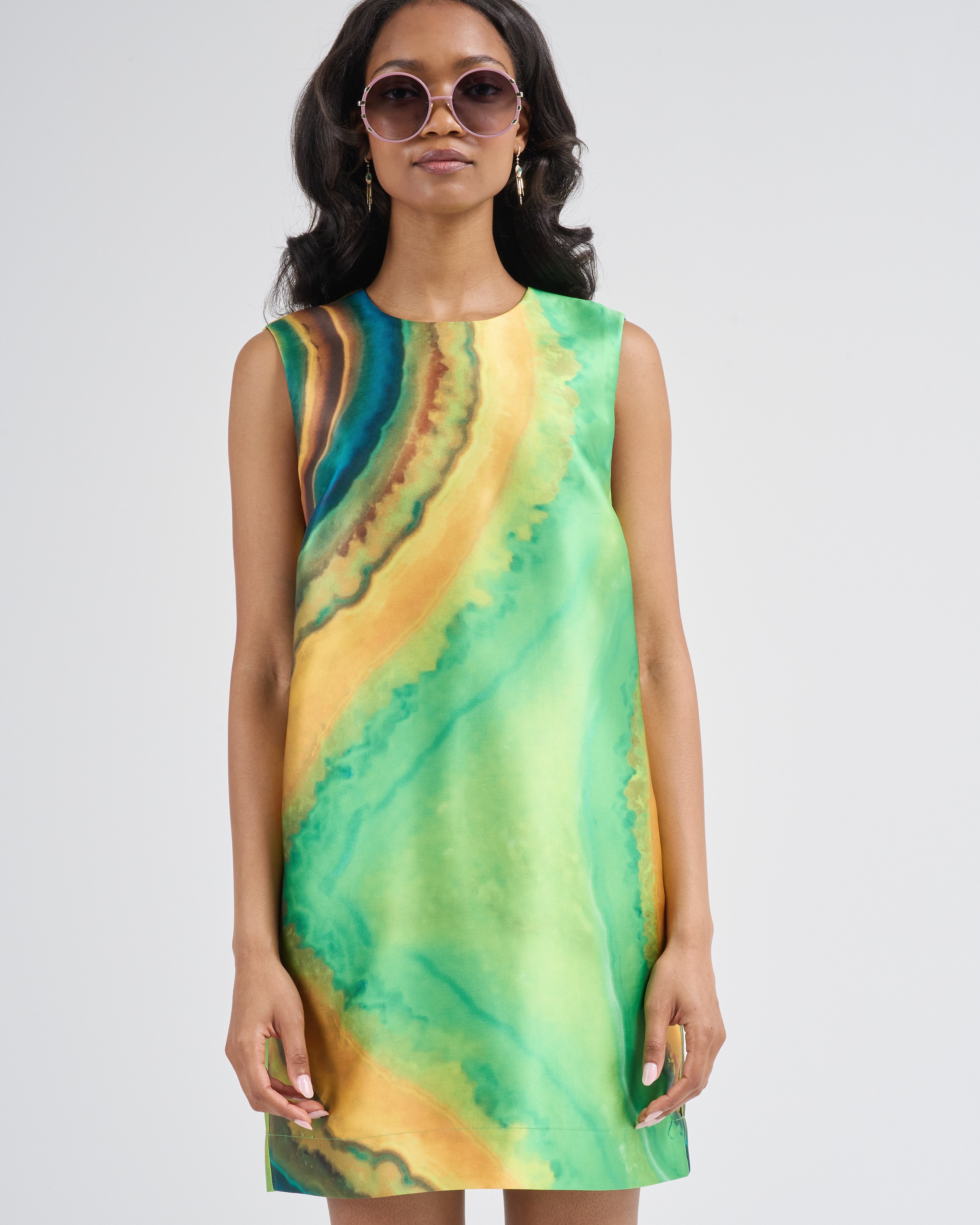 Alemais Iris Mini Dress Green Alemais Iris Mini Dress Green