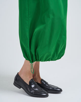 italian sporty nylon midi anorak skirt