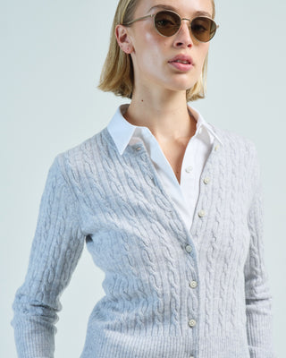 jane cashmere cable cardigan