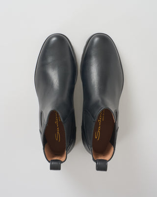 jean chelsea boot lug heel
